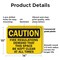Signmission Fire Regulations Demand That This Space Be Kept Clear At All Times, 14 in W x Rectangle, Plastic OS-2PACK-CS-P-1014-L-19165 - alternate 3